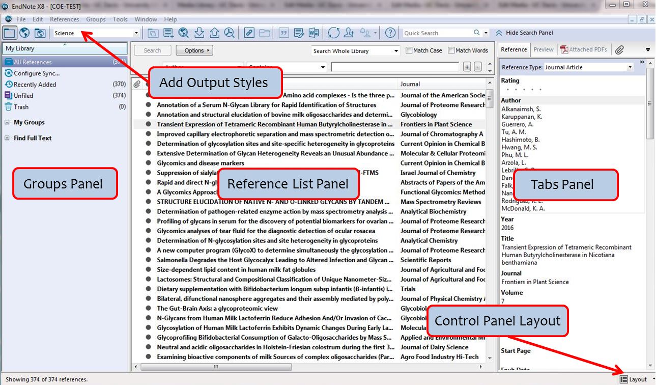 how to use endnote style file
